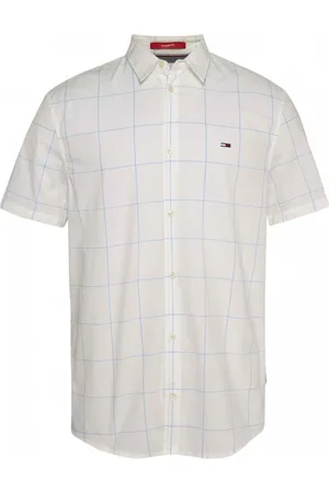 Tommy Hilfiger Overhemden, Heren, Wit, S, Overhemd