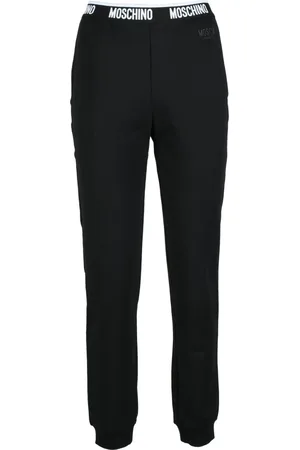 Moschino Broeken, Dames, Zwart, M, Katoen, Katoen Elastaan Leggings Ondergoed