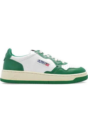 Autry Schoenen, Dames, Groen, 36 EU, Leer, ‘Aulm’ sneakers