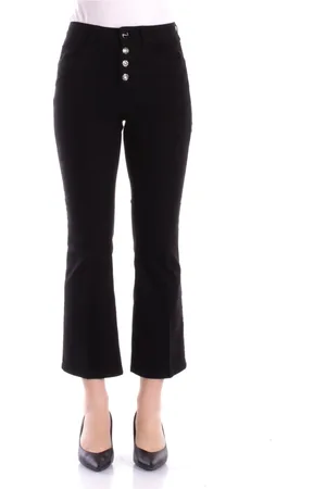 Liu Jo Jeans, Dames, Zwart, W29, Katoen, Zwarte Slim Fit Jeans met Logo