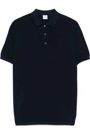 Aspesi Tops, Heren, Blauw, XL, Blauwe T-shirts en Polos