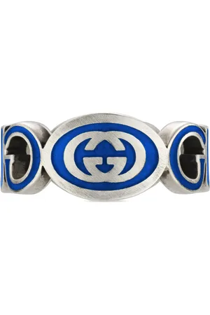 Gucci Accessoires, Dames, Grijs, 51 MM, Rings