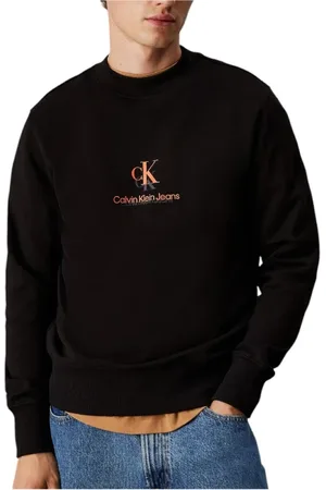 Calvin Klein Sweatshirts & Hoodies, Heren, Zwart, M, Shadow Logo Sweatshirt