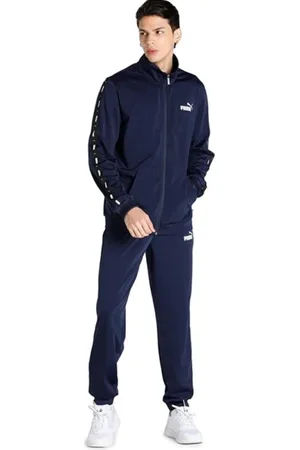PUMA Sport, Heren, Blauw, S, Blauw Triacetaat Herenpak