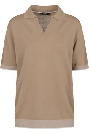PESERICO SIGN Tops, Heren, Bruin, XL, Heren Gebreide Trui