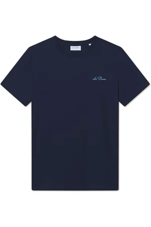 Les Deux Tops, Heren, Blauw, XL, Katoen, Wild Bloem T-shirt