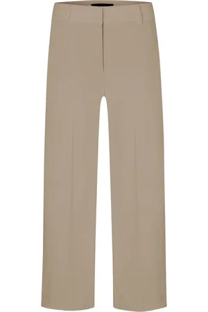 Cambio Broeken, Dames, Bruin, L, Denim, California Stijl Denim Jeans