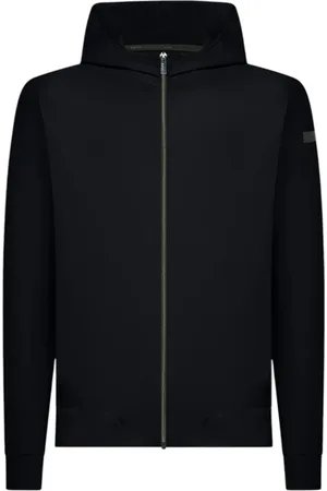 RRD Sweatshirts & Hoodies, Heren, Blauw, M, Blauwe Hooded Rits Fleece Sweater