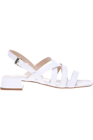 BALDININI Schoenen, Dames, Wit, 37 1/2 EU, leather sandals