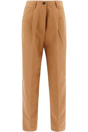 FORTE FORTE Broeken, Dames, Bruin, M, Straight Broeken