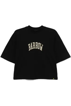 BARROW Tops, Dames, Zwart, M, Zwarte T-shirt voor vrouwen