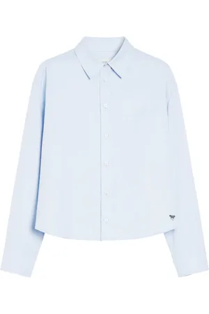Max Mara Blouses & Shirts, Dames, Blauw, 2Xs, Blauwe Overhemden voor Weekenduitjes