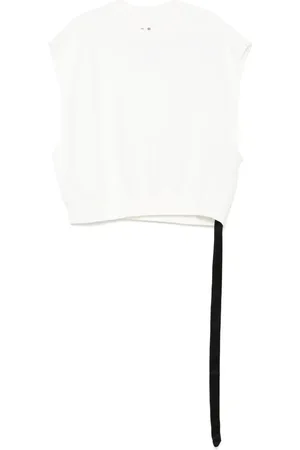 Rick Owens Tops, Heren, Wit, M, Jumbo Tatlin Sweatshirt in Melk