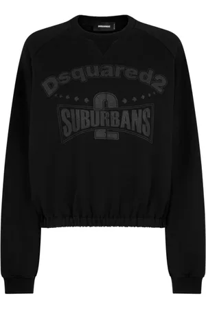 Dsquared2 Sweatshirts & Hoodies, Dames, Zwart, M, Dames Sweatshirt