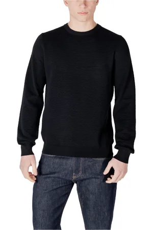 Antony Morato Sweatshirts & Hoodies, Heren, Zwart, L, Katoen, Katoenen Heren Sweatshirt Collectie