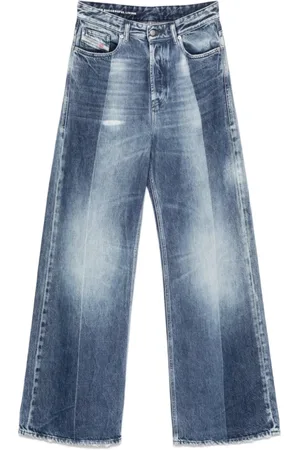 Diesel Jeans, Dames, Blauw, W31 L32, Denim, Vintage Denim Broek