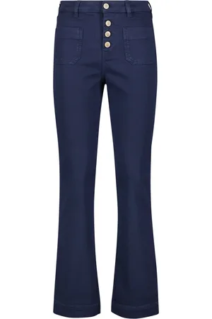 RE-HASH Jeans, Dames, Blauw, W25, Katoen, Stijlvolle dames tas met 5 zakken