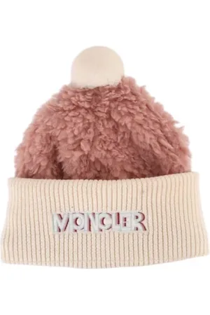 Moncler Pre-owned, Dames, Roze, ONE Size, Polyester, Pre-owned Polyester hats