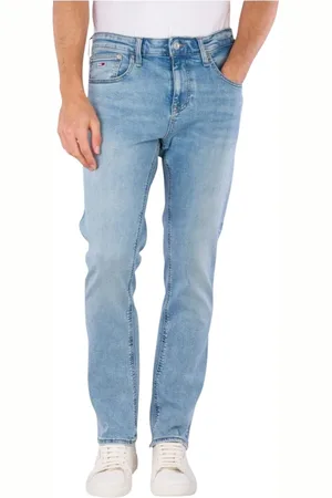 Tommy Hilfiger Jeans, Heren, Blauw, W31 L32, Denim, Slim Scanton Jeans, Moderne Stijl