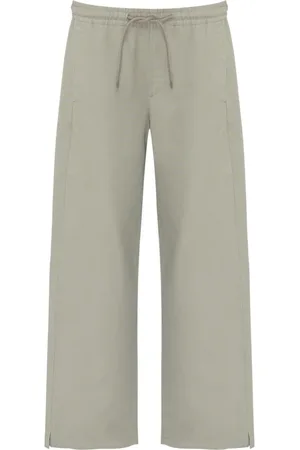 A.P.C. Broeken, Heren, Groen, L, Katoen, Groene Katoenen Straight Leg Broek