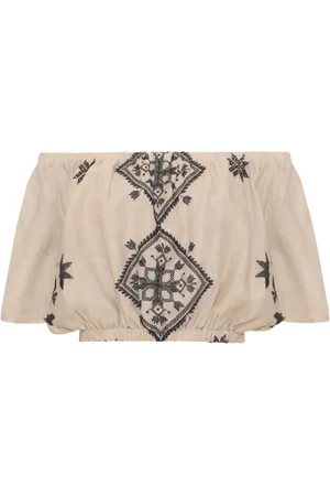 Greek Archaic Kori Blouses & Shirts, Dames, , L, Tops voor Vrouwen