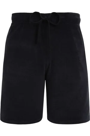 Vilebrequin Korte broeken, Heren, Zwart, 2Xl, Katoen, Solide Unisex Terry Cloth Bermuda Shorts