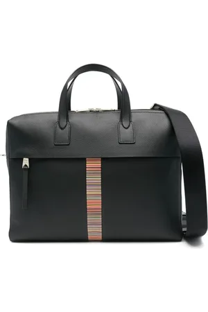 Paul Smith Tassen, Heren, Zwart, ONE Size, Dubbele ritsmap tas