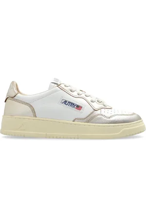 Autry Schoenen, Dames, Wit, 39 EU, Leer, Sportschoenen Medalist Low