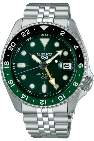 Seiko Accessoires, Dames, Grijs, ONE Size, Ssk 035K1 - 5 Sports Automatisch GMT