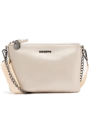 Gioseppo Tassen, Dames, Grijs, ONE Size, Embdem Schoudertassen