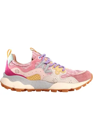Flower Mountain Schoenen, Dames, Roze, 37 EU, Katoen, Roze Yamano 3 Woman Sneakers