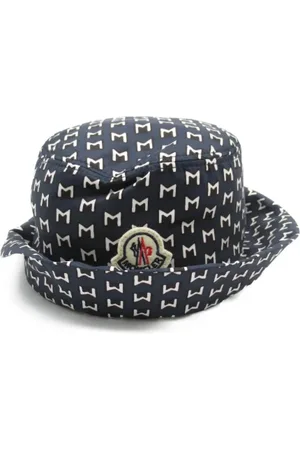 Moncler Pre-owned, Dames, Blauw, ONE Size, Polyester, Pre-owned Polyester hats