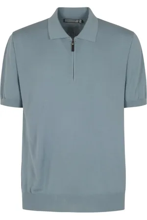 CANALI Tops, Heren, Groen, 3Xl, Groene T-shirts en Polos Punto Calado