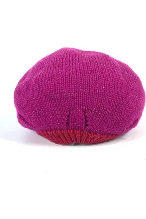 Miu Miu Pre-owned, Dames, Roze, ONE Size, Wol, Pre-owned Wool hats