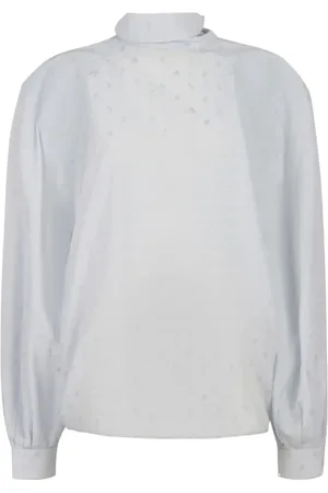 Marni Blouses & Shirts, Dames, Blauw, S, Blauwe Top Modestijl