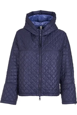 Duno Jassen, Dames, Blauw, XS, Blauwe Gewatteerde Winterjas