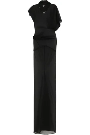 Rick Owens Kleedjes, Dames, Zwart, M, Zwarte Jurk Lilith Elegant Jurk