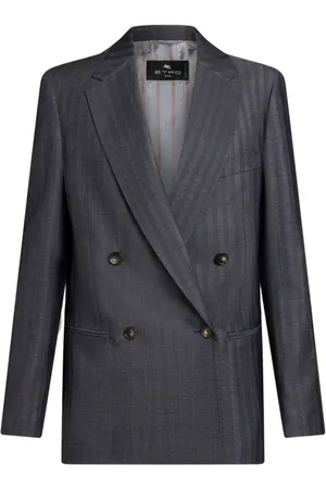 Etro Jassen, Dames, Blauw, S, Blauwe Damesjas