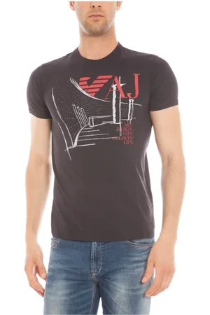 Emporio Armani Tops, Heren, Bruin, M, Casual Sweatshirt voor Mannen en Vrouwen