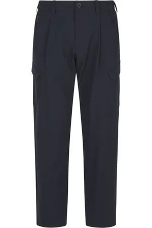 HERNO Broeken, Heren, Blauw, 2Xl, Polyester, Broek met opgestikte zakken