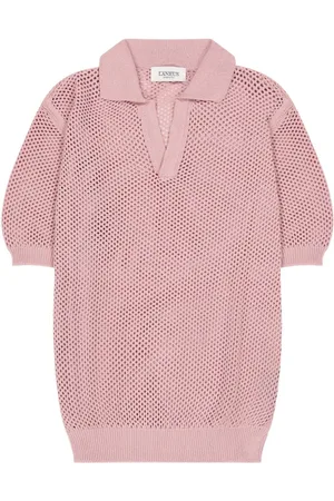 LANEUS Truien, Heren, Roze, L, Gebreide Heren Polo