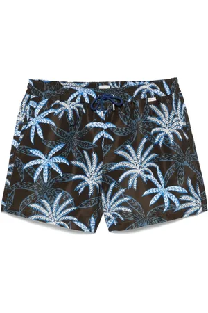 Paul Smith Badkleding, Heren, Blauw, M, Palm Zwemshorts