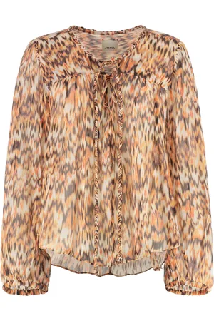 Isabel Marant Blouses & Shirts, Dames, Veelkleurig, S, Zijden Cable-Knit Blouse