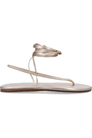 Ancient Greek Sandals Schoenen, Dames, Geel, 36 EU, Leer, Platinum Gesloten Teen Sandalen