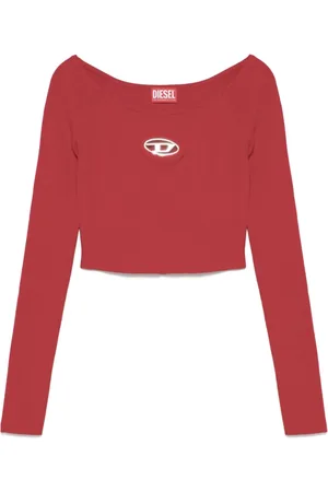 Diesel Tops, Dames, Rood, M, Rode mouwloze top