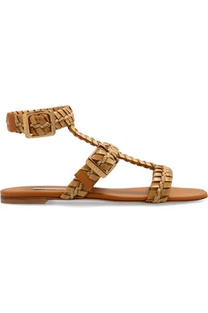 Casadei Schoenen, Dames, Bruin, 38 1/2 EU, Leer, Leren sandalen