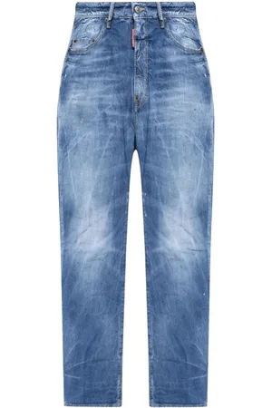 Dsquared2 Jeans, Heren, Blauw, XL, Heren 5-Pocket Broek
