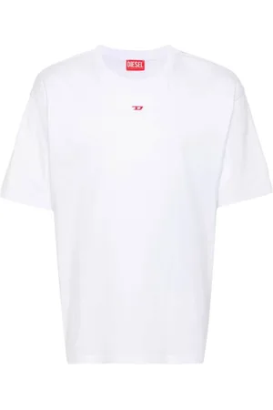 Diesel Tops, Heren, Wit, S, Katoen, Witte T-shirts en Polos
