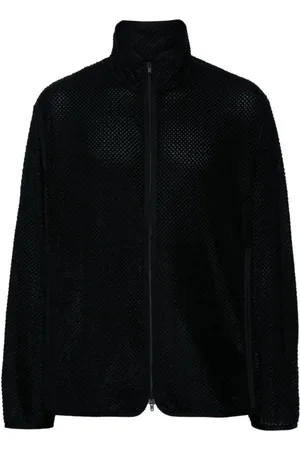 Y-3 Jassen, Heren, Zwart, L, Polyester, Gestreept trainingsjack