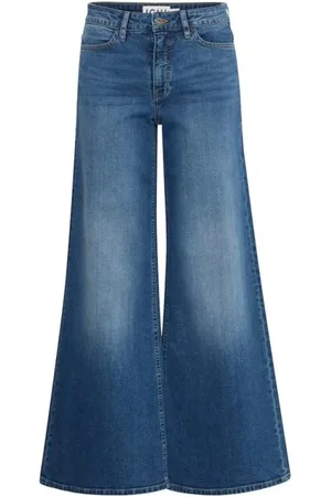 Ichi Jeans, Dames, Blauw, W28, Katoen, Bootcut Jeans voor Vrouwen